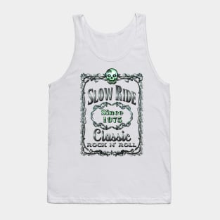 SLOW RIDE WHISKEY LABEL Tank Top